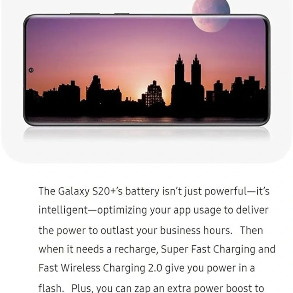 NIB,Samsung Galaxy S20+ 5G 128GB Fully Unlocked Smartphone